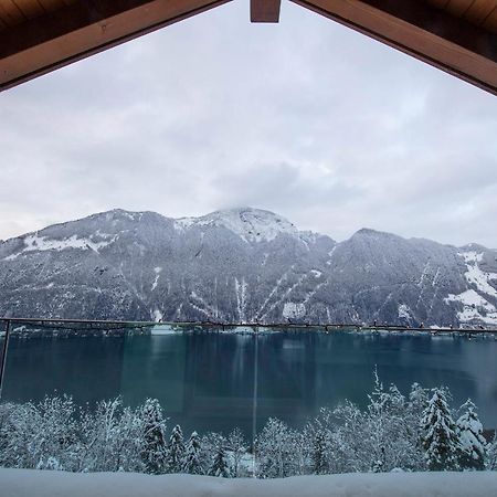 Exklusives Chalet Mit Traumhafter See- Und Bergsicht Seelisberg Esterno foto